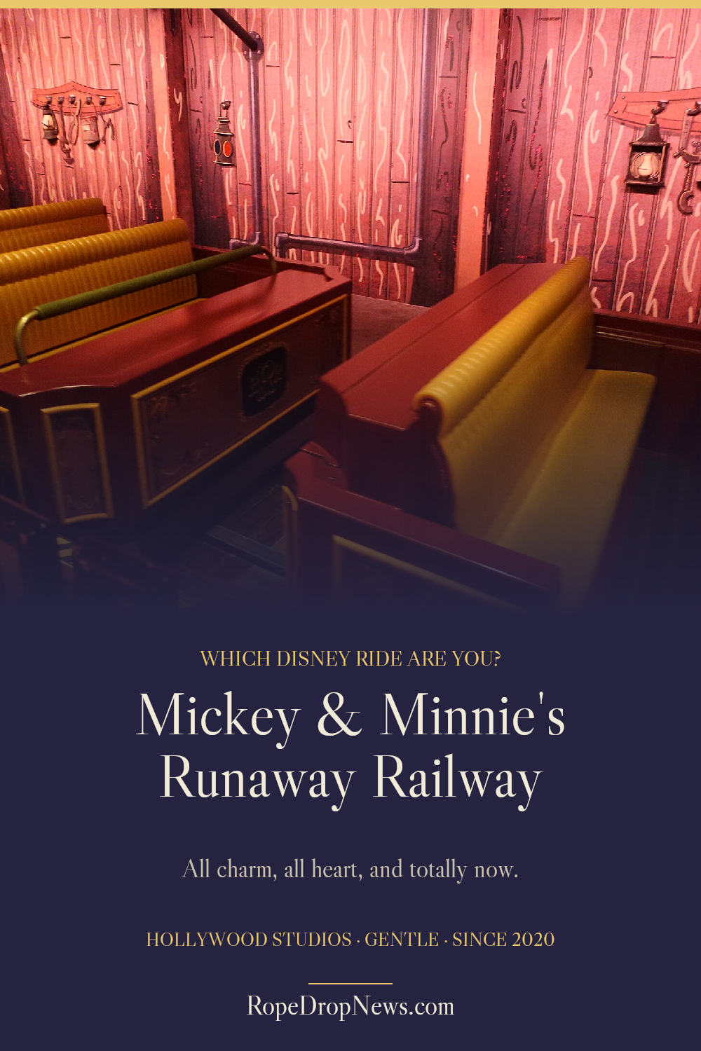 Which Disney Ride Are You card for Mickey & Minnie's Runaway Railway