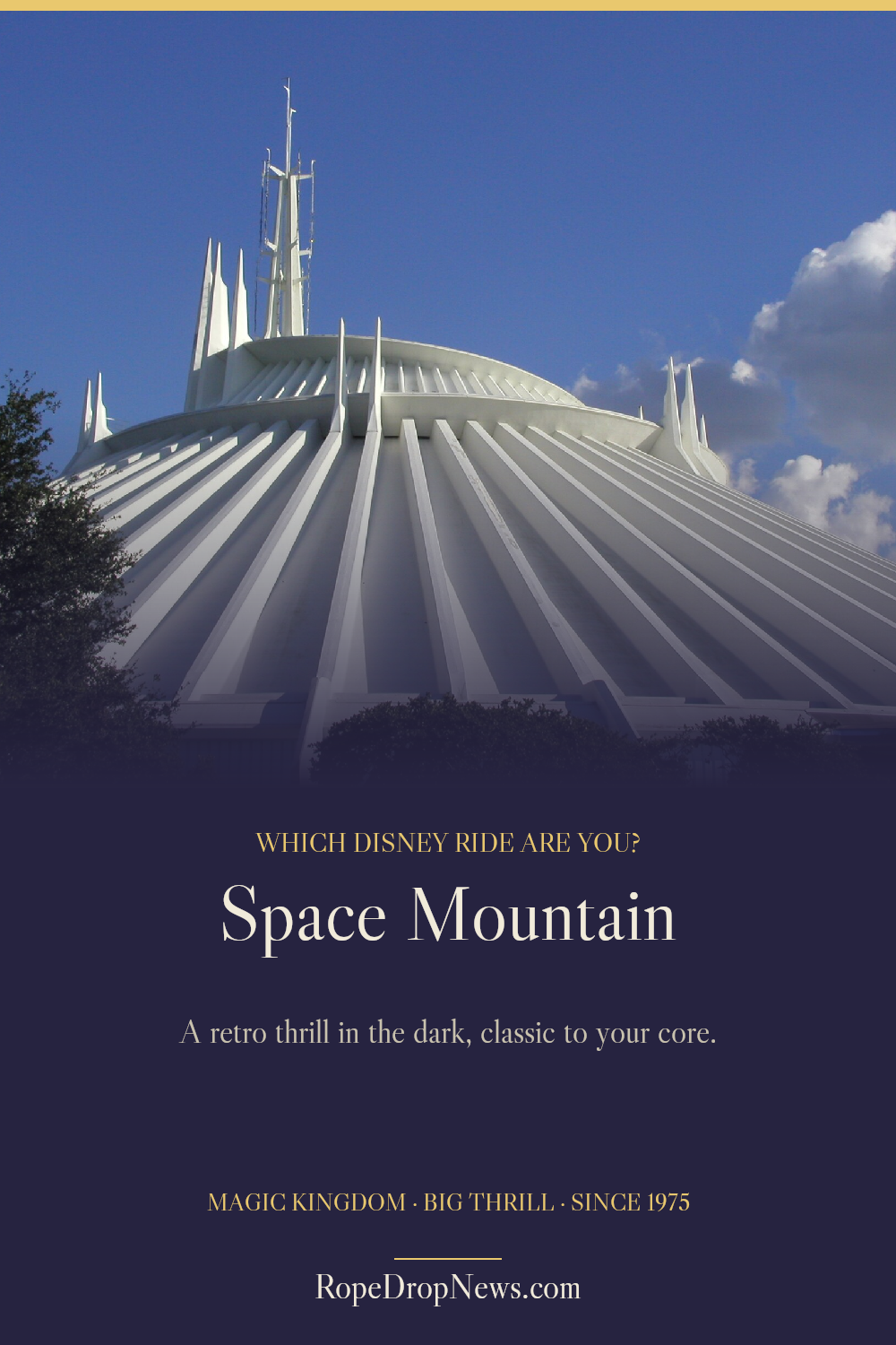 Which Disney Ride Are You card for Space Mountain